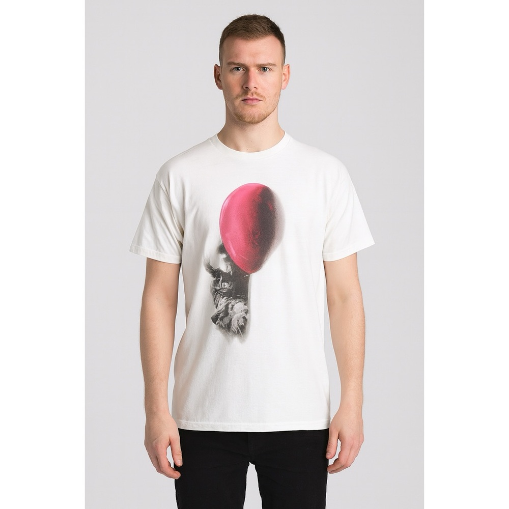 IT Movie 2017 Promo Premiere RARE Pennywise Red Balloon Logo Horror Unisex Tee